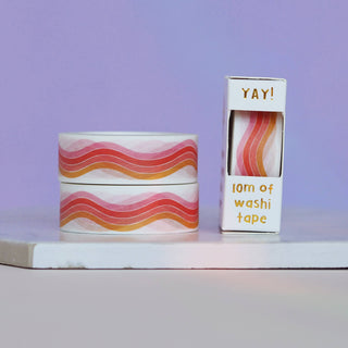 Wavy Rainbow - Washi Tape