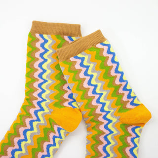 Swirl Socks (size 6-9)