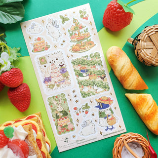 Strawberry Fields Friends - Sticker Sheet
