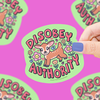Disobey Authority - Vinyl Sticker