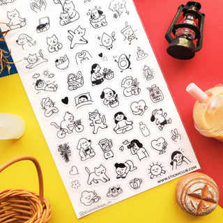 Wellness Doodles - Sticker Sheet