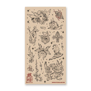 Curious & Winged Wonders - Sticker Sheet