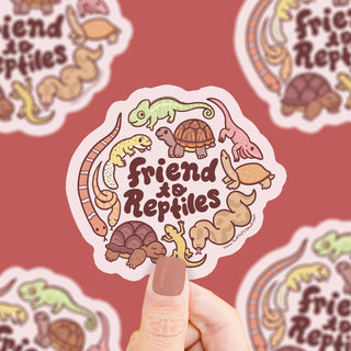 Friend to Reptiles - Vinyl Sticker