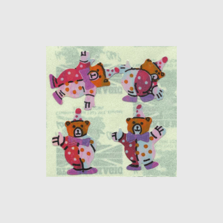 Teddy Bear Sticker Sheets - Off the Roll