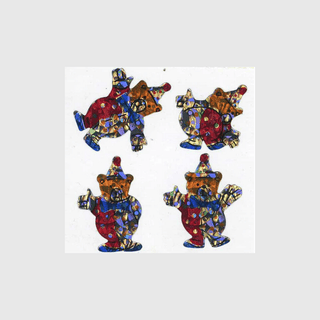 Teddy Bear Sticker Sheets - Off the Roll