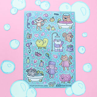Bath Time - Sticker Sheet