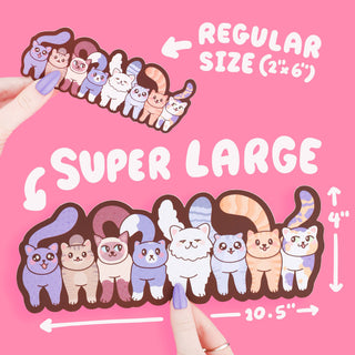 Large Cat Butts - Bookmark