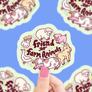 Friend to Farm Animals - Vinyl Sticker