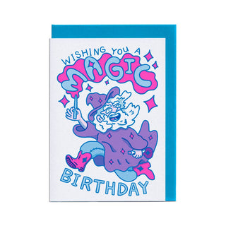 Magic Birthday - Greeting Card (Risograph)