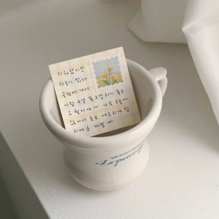 Daily Plan.59: Pale Gingham - Sticky Notes