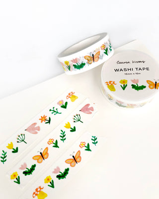 Floral Spring Pattern - Washi Tape