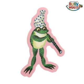 Musical Frog - Vinyl Sticker