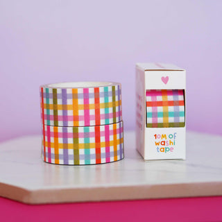 Bright Gingham - Washi Tape