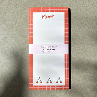 Cherry Memo - Magnetic Notepad