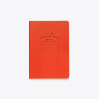 Blank Stitched Notebook - A6 Red