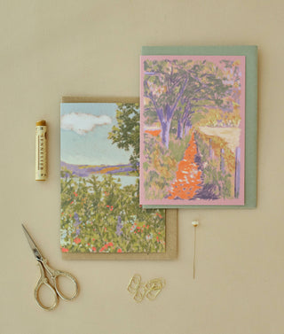 Spring Walk - Greeting Card