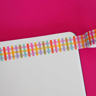 Bright Gingham - Washi Tape