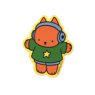 Bedtime Bunny - Vinyl Sticker