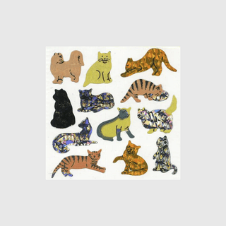 Kitty Cat Sticker Sheets - Off the Roll
