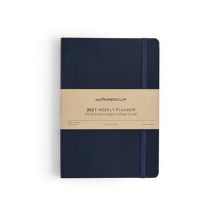 2027 Weekly Planner (Vegan Leather Cover)