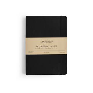 2027 Weekly Planner (Vegan Leather Cover)