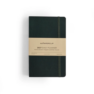 2027 Daily Planner (Vegan Leather)