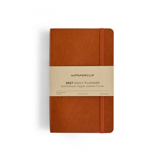 2027 Daily Planner (Vegan Leather)