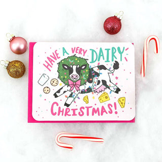 Have A Very Dairy Christmas Card