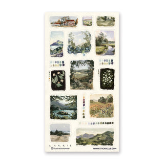 Dreamy Landscapes - Sticker Sheet