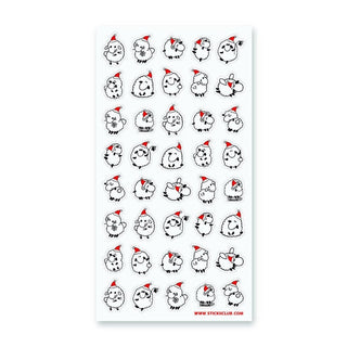 X-Mas Sheep Sticker Sheet