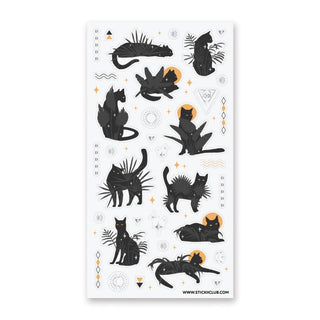 Beloved Black Cats Sticker Sheet