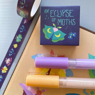 An Eclipse of Moths Washi Tape-Stash World