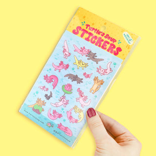 Axolotl - Vinyl Sticker Sheet-Sticker Sheets-Stash World