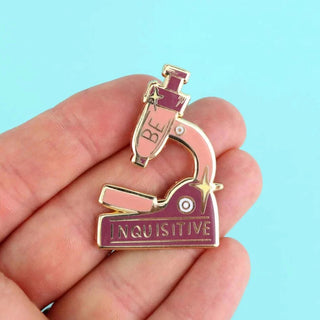 Be Inquisitive Enamel Pin-Stash World