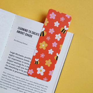 Bee Happy Bookmark-Stash World