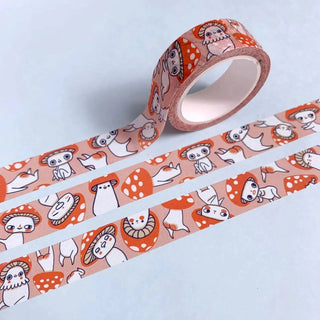 Cheeky Mushrooms - Washi Tape-Washi Tapes-Stash World