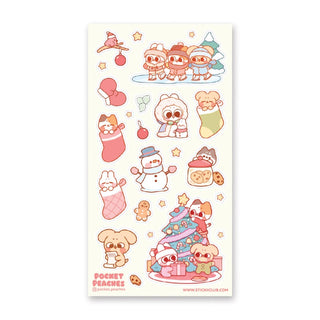 Christmas Cuties - Sticker Sheet-Sticker Sheets-Stash World