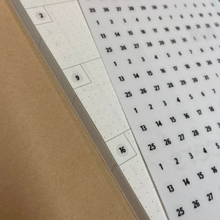 Clear Date Dots - Sticker Sheet-Stash World