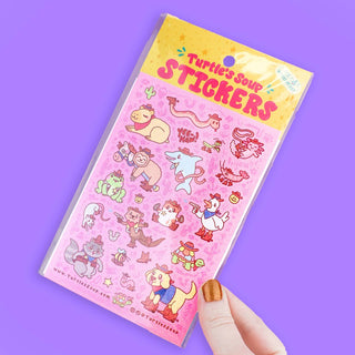 Cowboy Critters - Vinyl Sticker Sheet-Sticker Sheets-Stash World