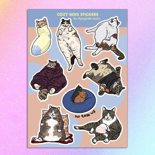 Cozy Bois Sticker Sheet-Sticker Sheets-Stash World