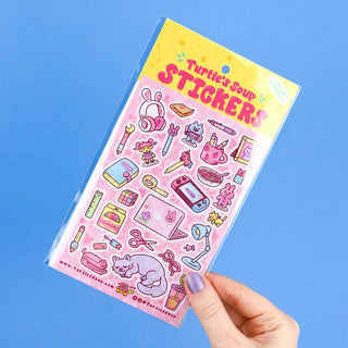 Desk Stuff - Vinyl Sticker Sheet-Sticker Sheets-Stash World