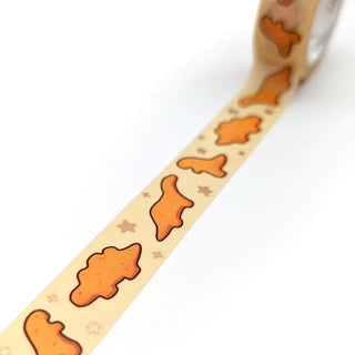 Dino Nuggets Washi Tape (Rose Gold Foil)-Stash World