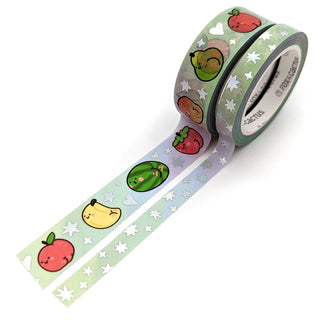Fruity Booties Washi Tape Set (Holo Foil)-Stash World