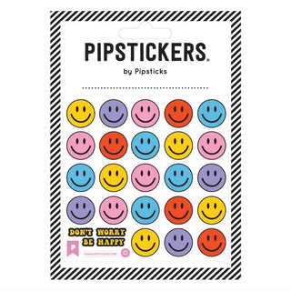 Fuzzy Smiley Faces - Sticker Sheet-Stash World