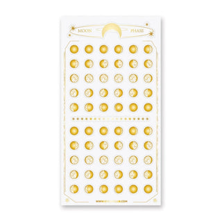 Golden Moon Phases Sticker Sheet-Stash World