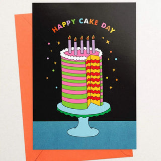 Happy Cake Day Greeting Card-Stash World