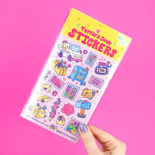 Happy Mail - Vinyl Sticker Sheet-Sticker Sheets-Stash World