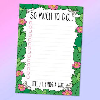Life Finds A Way A6 Notepad-Stash World