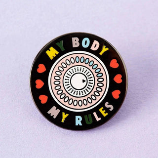 My Body, My Rules Enamel Pin-Stash World
