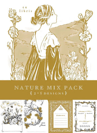 Nature Mix Bookplates | 10 Pack-Stash World